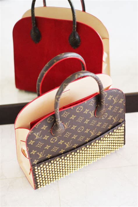 christian Louboutin Louis Vuitton bag